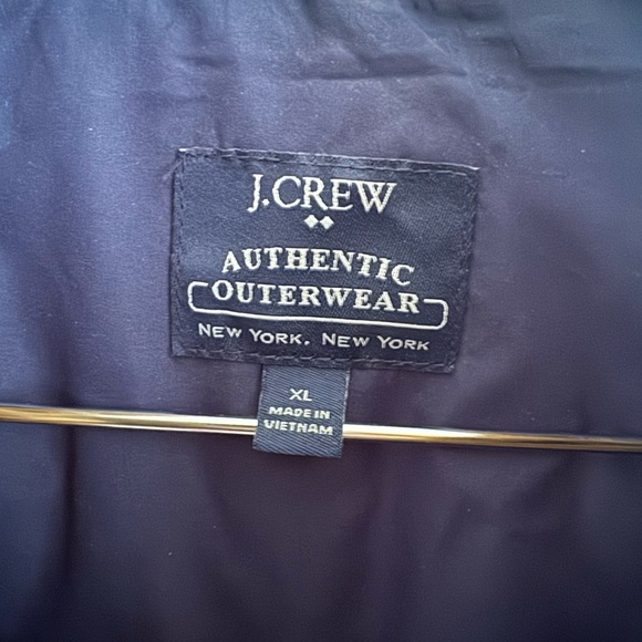 J. Crew Navy and Tan Quilted Vest - Picture 2 of 3